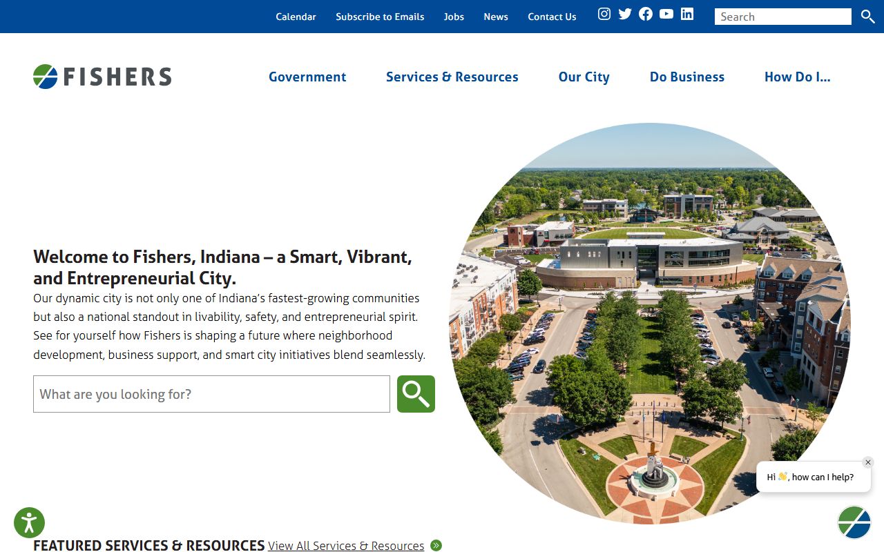 Fishers Health Department birth records information page