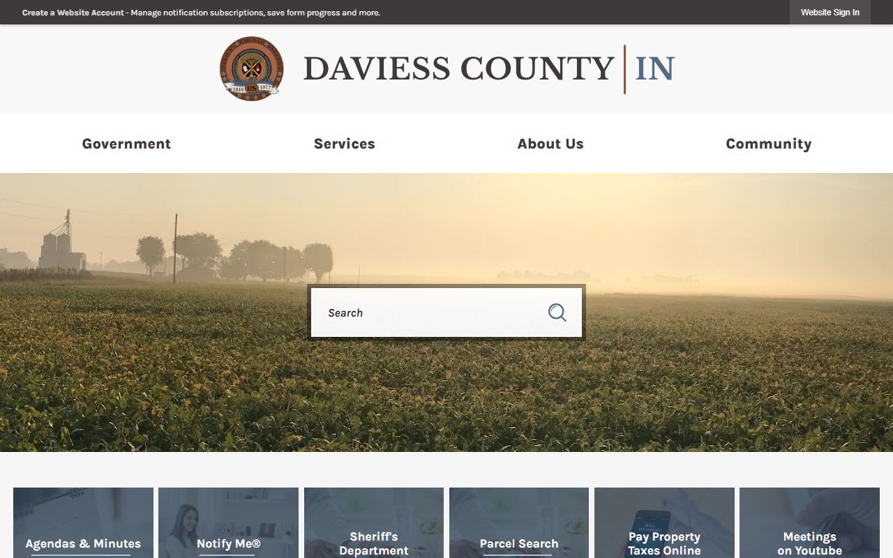 Daviess County government website